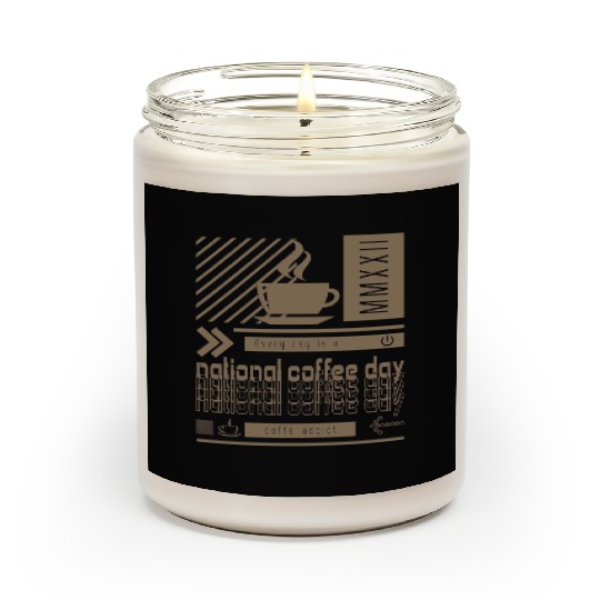 national coffee day 3 Scented Candles