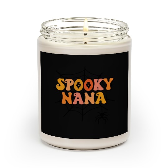 Cute Spooky Nana Halloween Grandma Scented Candles
