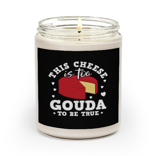 Gouda Cheese Slices charcuterie cheese board Scented Candles