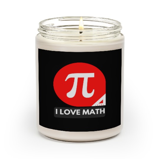 I love Math Scented Candles