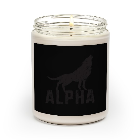 Alpha - wolf lover Scented Candles