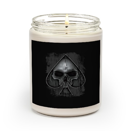 Heavy Metal Punk Poker Skull Scented Candles