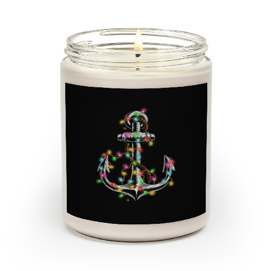 Christmas Lights Boating Sailing Cruise Boat Scented Candles