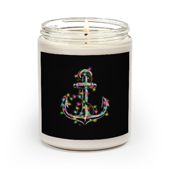 Christmas Lights Boating Sailing Cruise Boat Scented Candles