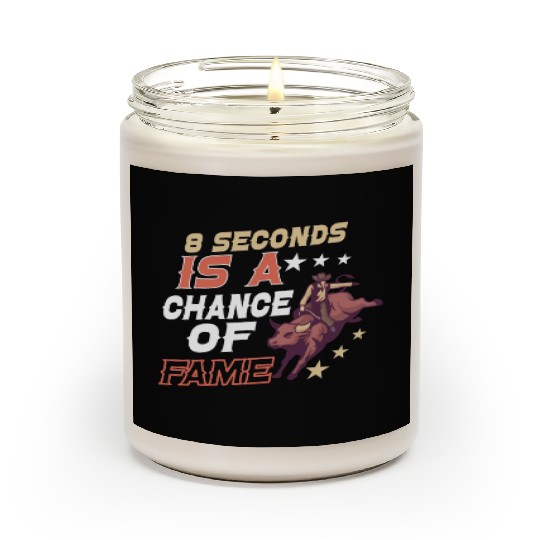 Rodeo Bull Riding Livestock Show Farmer Cattle Scented Candles