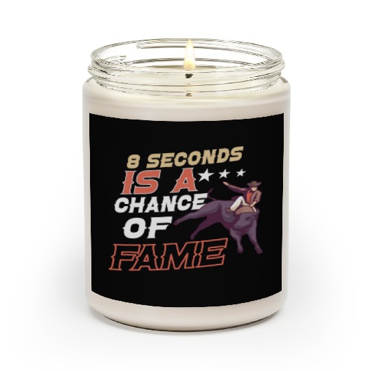 Rodeo Bull Riding Livestock Show Farmer Cattle Scented Candles