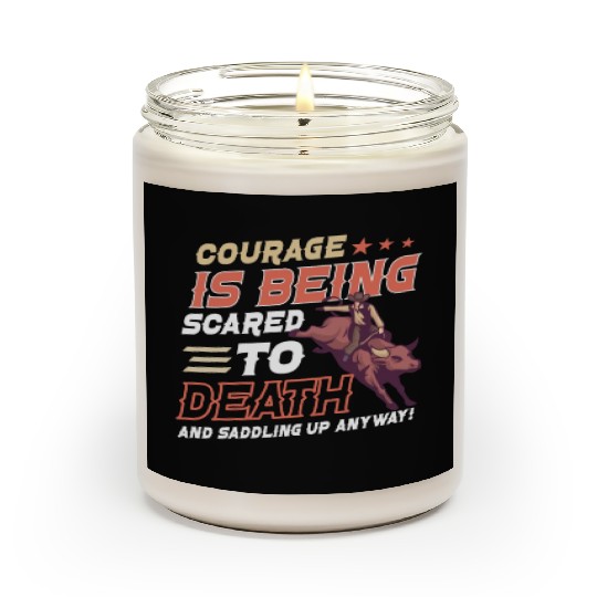 Rodeo Bull Riding Livestock Show Farmer Cattle Scented Candles