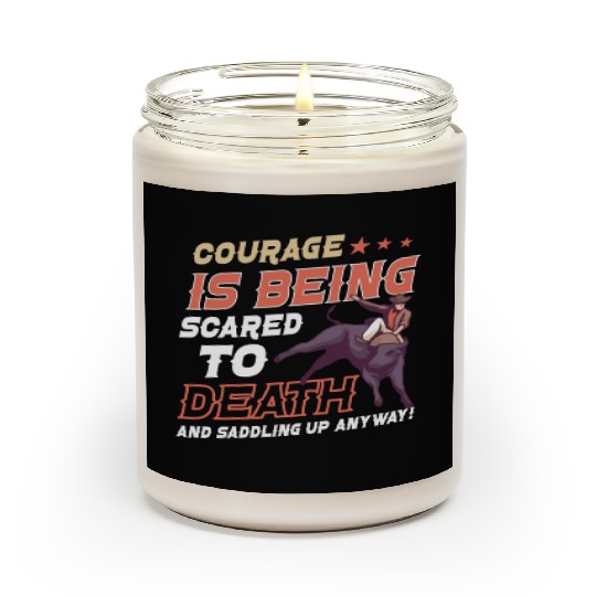 Rodeo Bull Riding Livestock Show Farmer Cattle Scented Candles