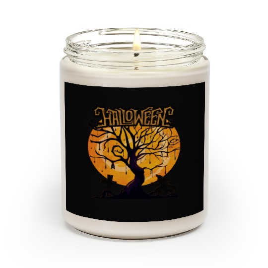 The tree of blood that calls werewolf on a night Scented Candles