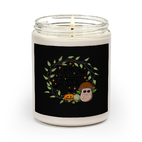 Bat Mushroom 'brown' - Happy Halloween Scented Candles