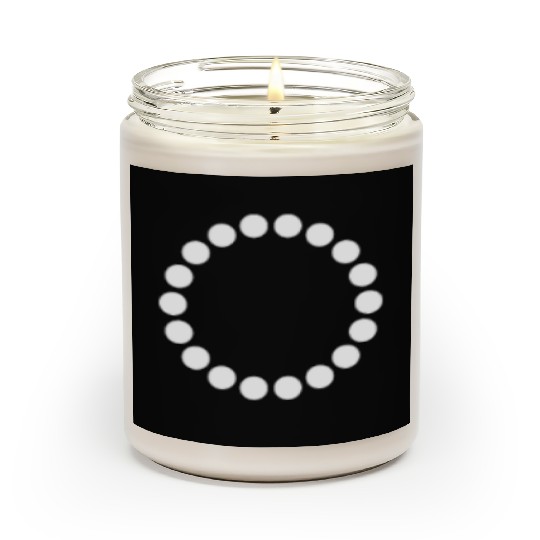 circle shape 9 Scented Candles