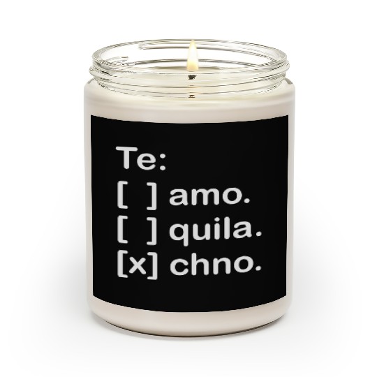 I Love You Tequila & Techno Te Amo Tequila Techno Scented Candles