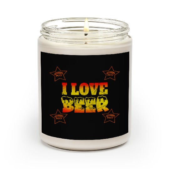I love beer national beer lovers day Scented Candles