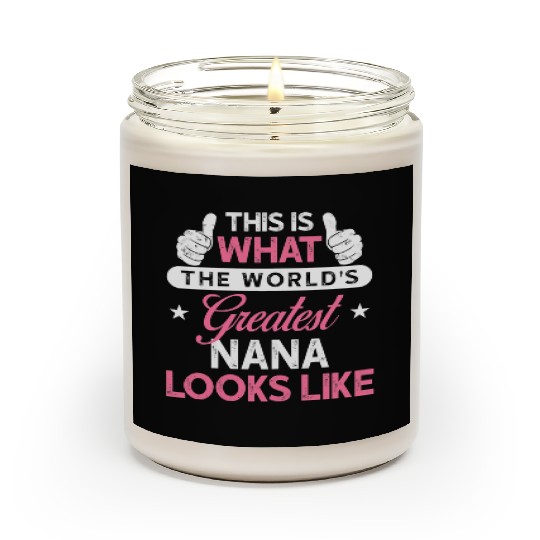 Womens Nana Scented Candles Gift World s Greatest Nana Scented Candles