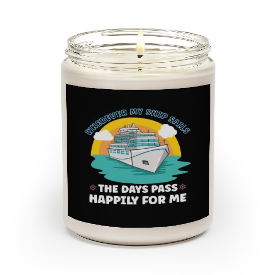 Boating Boat Captain Cruise Ship Cruising Yacht Scented Candles
