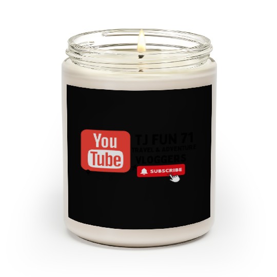 travel vloggers TJ FUN 71 Scented Candles