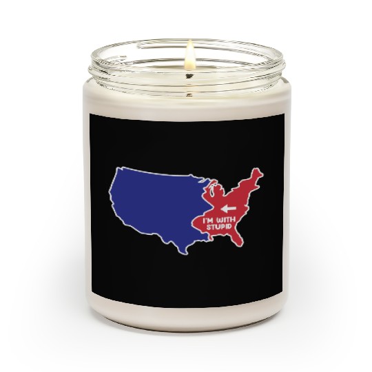 New Jersey US Design for patriotic New Jerseyans Scented Candles