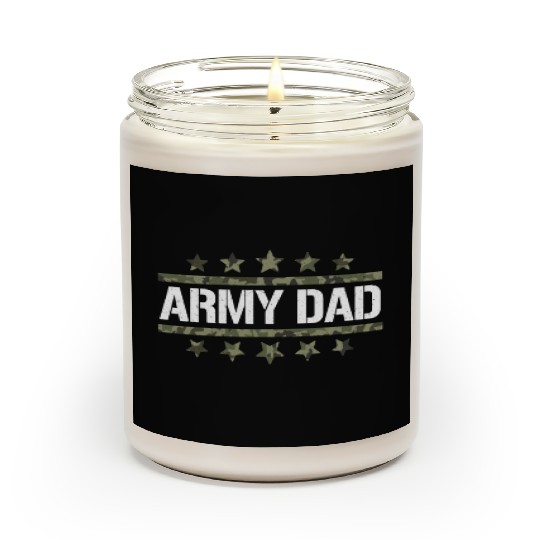 US Army Dad Military Veteran Scented Candles