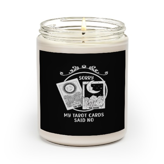 Moon Sun Tarot Card Said No Halloween Scented Candles