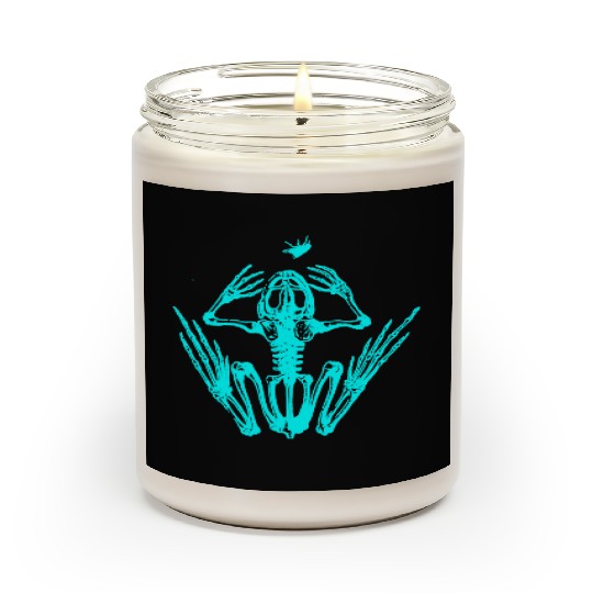 Frog Skeleton Scented Candles