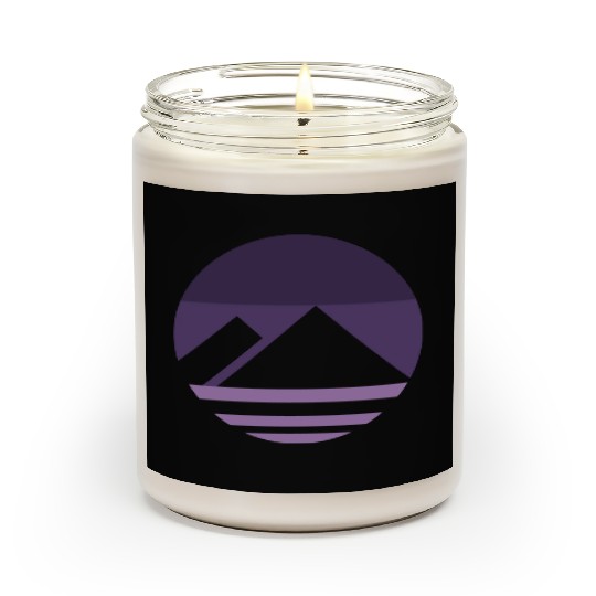 Purple Mountain Aesthetic Nature Grunge Scented Candles