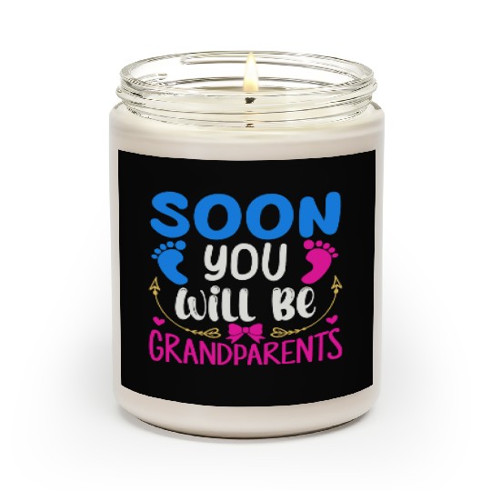 We Will Become Grandparents, Be Grandparents Scented Candles