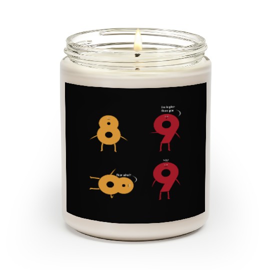 Engineering Infinity Number Eight Funny Math Pun Scented Candles