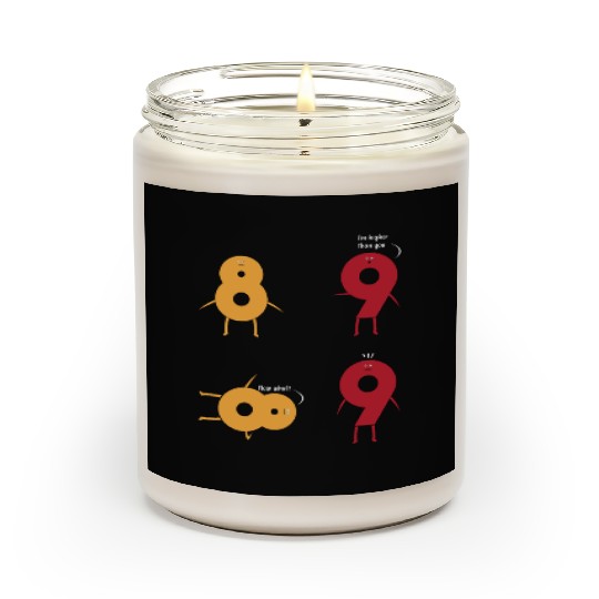Engineering Infinity Number Eight Funny Math Pun Scented Candles