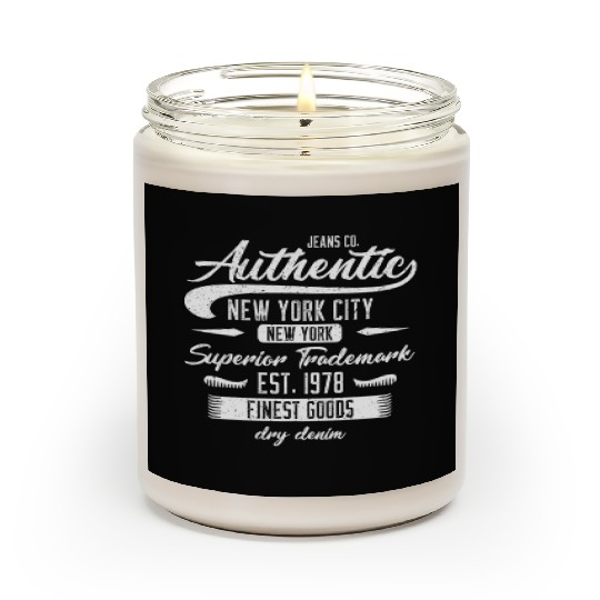 New York City Born In 1978 Vintage Birthday Scented Candles