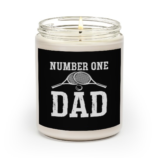 Number One Dad - Racquet Sports Lover Tennis Sport Scented Candles