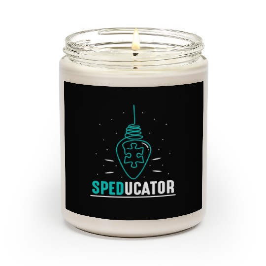 Speducator Special Education Cute Sped Teacher Scented Candles