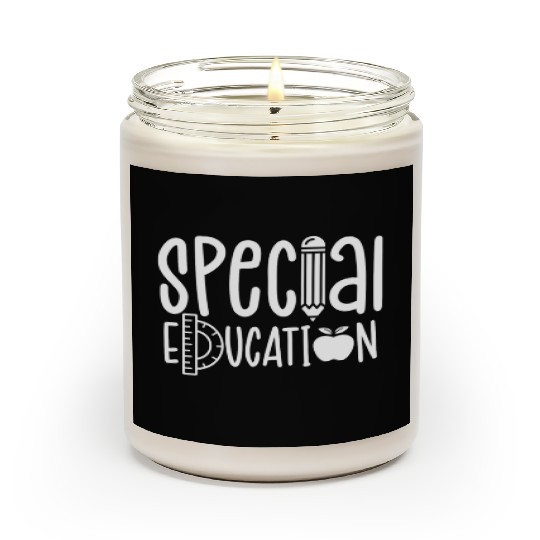 Special Education Cute Awareness Sped Teacher Scented Candles