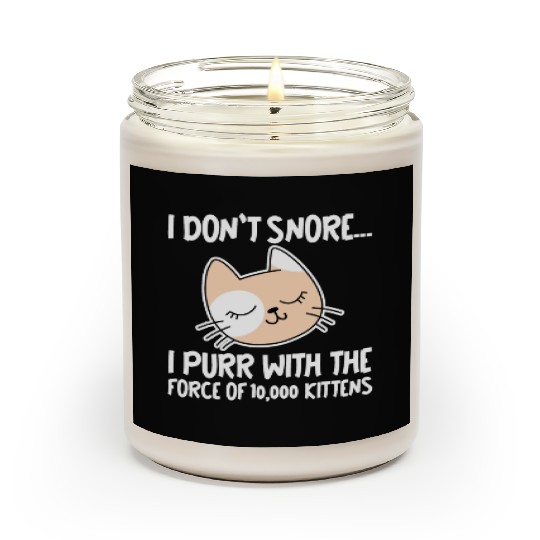 I Purr With The Force Of 10,000 Kittens 1 Scented Candles