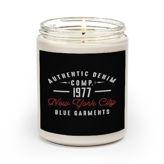 New York City Born In 1977 Vintage Birthday Scented Candles