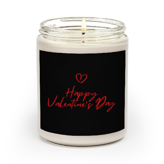 Happy Valentine's Day Scented Candles