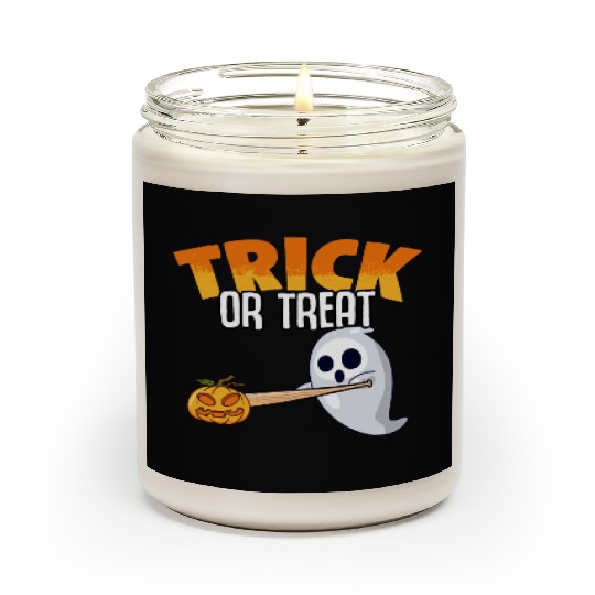 Creepy Baseball Pumpkin Ghost For Trick Or Treat Scented Candles