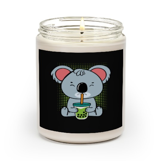 Koala Bubble Tea Foodie Gift Scented Candles