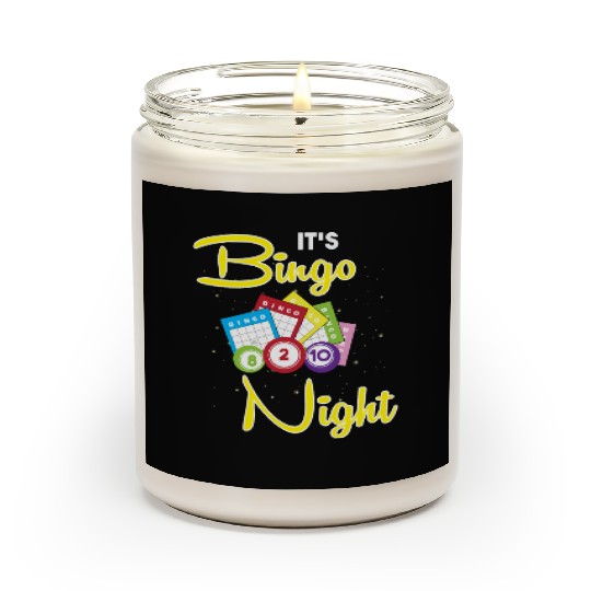 Bingo Caller Gambler Bingo Player Its Bingo Night Scented Candles