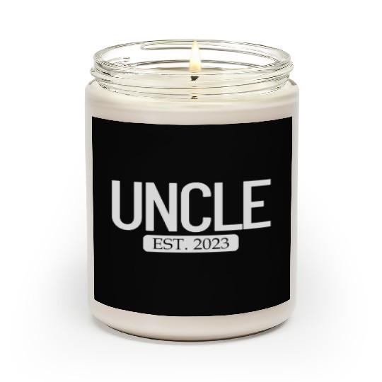 Uncle Est. 2023 New Uncle This Year Uncle Gift Scented Candles