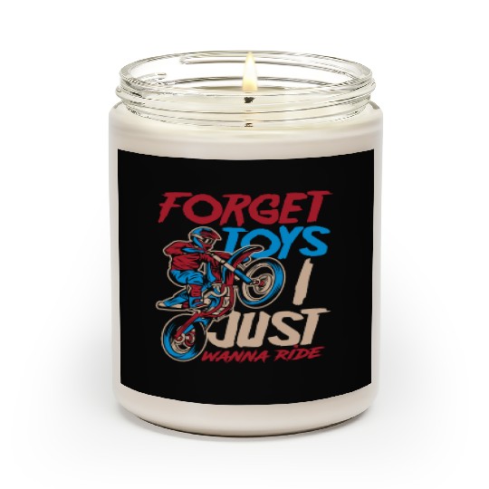 Motocross Boys Boy Motocross Racer Scented Candles