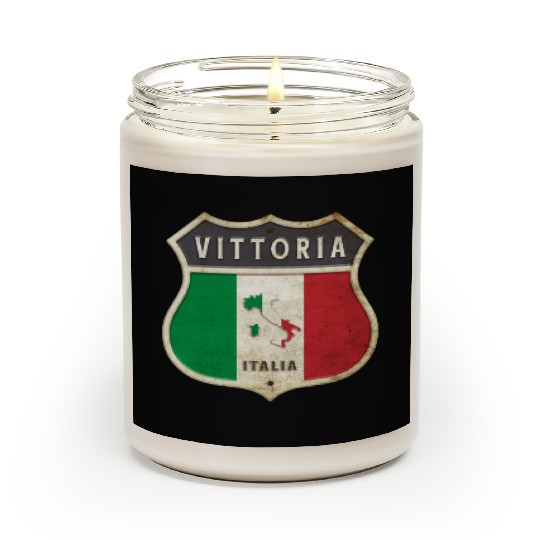 Vittoria Italy coat of arms flags design Scented Candles