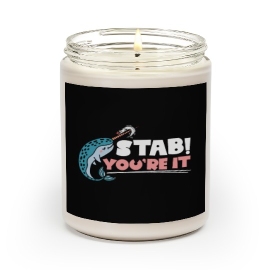 Stab You're It Narwhal Unicorn Of The Sea Animal Scented Candles