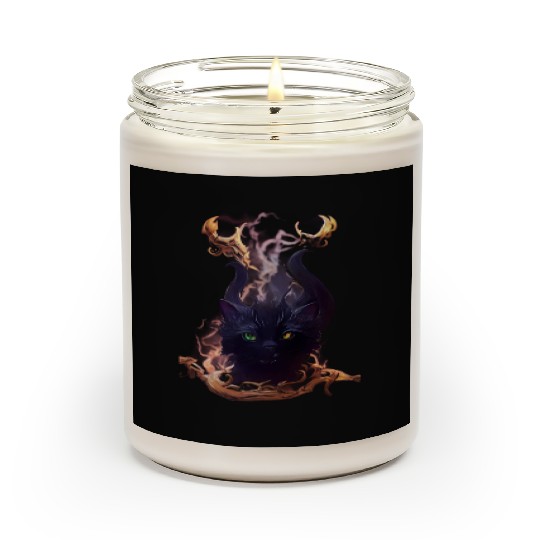 Demon Black Cat Scented Candles