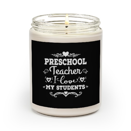 Preschool Teacher Back to School Pre K Teaching Scented Candles