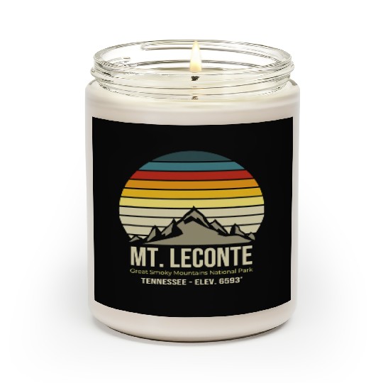 Mt LeConte Great Smoky Mountains Vintage Tennessee Scented Candles