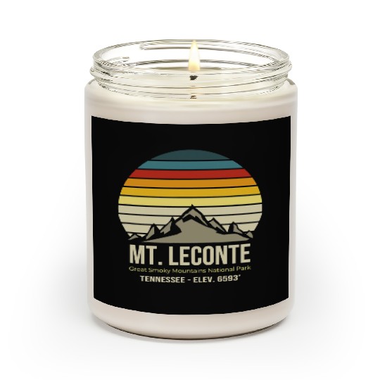 Mt LeConte Great Smoky Mountains Vintage Tennessee Scented Candles