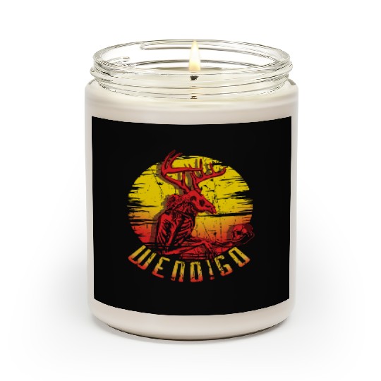 Wendigo Folk Creature Halloween Cryptid Scented Candles