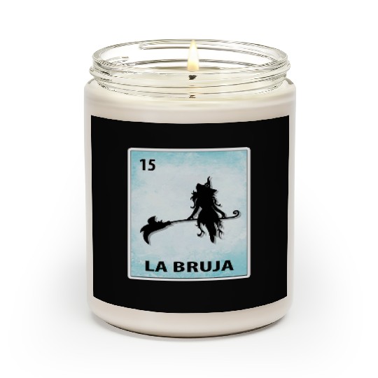 La Bruja Mexican Witch Cards Halloween Scented Candles