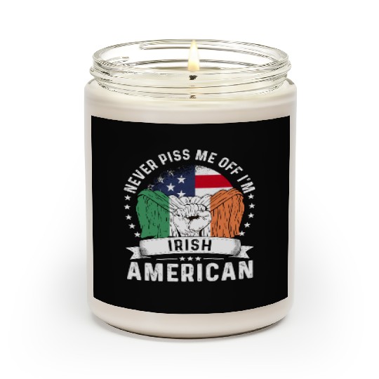Ireland American Country Heritage Flags Scented Candles