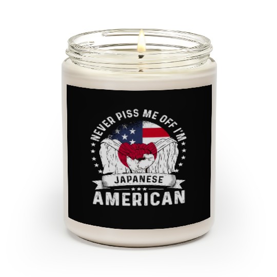 Japan American Country Heritage Flags Scented Candles